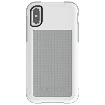 Griffin Survivor Fit - Coque blindée pour iPhone X (blanc/gris)