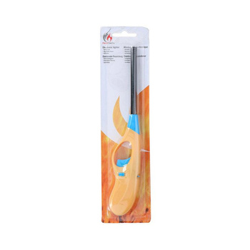 Briquet à gaz pratique long de 26,6 cm (jaune)