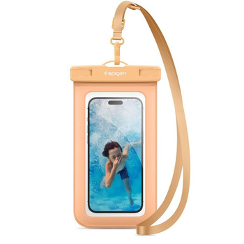 Spigen A601 Universal Waterproof Case - Case for smartphones up to 6.9" (Apricot)