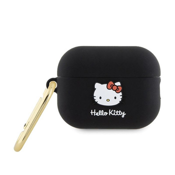 Hello Kitty Silicone 3D Kitty Head - AirPods Pro 2 Case (black)