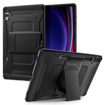 Spigen Tough Armor Pro - Gehäuse für Samsung Galaxy Tab S9+ 12.4" (Schwarz)