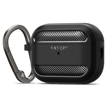 Spigen Rugged Armor - Case for Apple Airpods Pro 1 / 2 (Black)