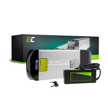 Green Cell - Batterie E-Bike avec chargeur 36V 15Ah 540Wh Li-Ion 5.5x2.1mm