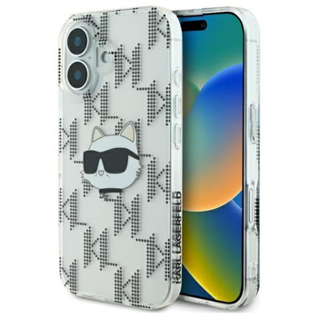 Karl Lagerfeld IML Choupette Head Electroplated - Coque iPhone 16 (Transparente)