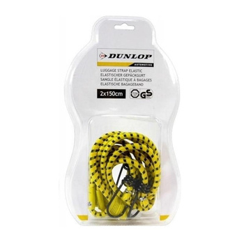 Dunlop - Caoutchoucs d'arrimage des bagages 2x150cm (Jaune)