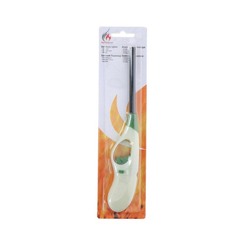 Briquet à gaz pratique long de 26,6 cm (vert)