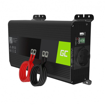 Green Cell - Onduleur PRO 12V à 230V 500W/1000W convertisseur de tension à onde sinusoïdale pure