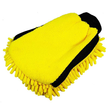 Dunlop - Gants de lavage 2 en 1 en microfibre et à pompon