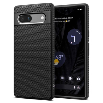 Spigen Liquid Air - Etui do Google Pixel 7A (Czarny)