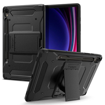 Spigen Tough Armor Pro - Gehäuse für Samsung Galaxy Tab S9 11" (Schwarz)