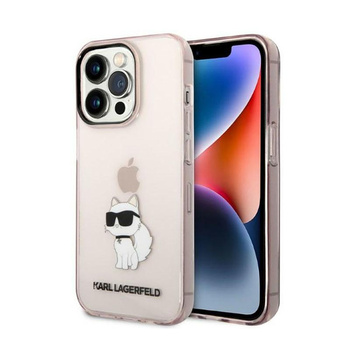 Karl Lagerfeld IML NFT Choupette - pouzdro pro iPhone 14 Pro Max (růžové)