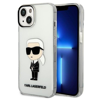 Karl Lagerfeld IML NFT Ikonik - iPhone 14 Plus Tasche (Transparent)