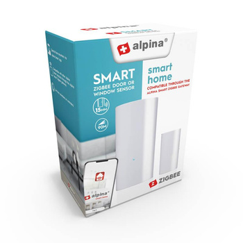 Alpina - Capteur d'ouverture de fenêtre intelligent Réseau Zigbee