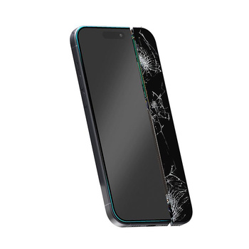 Crong 7D Nano Flexible Glass - Non-cracking 9H hybrid glass for the entire screen of iPhone 14 Pro