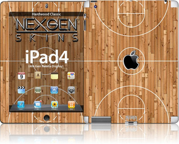 Nexgen Skins - Set d'étuis à effet 3D pour iPad 2/3/4 (Hardwood Classic 3D)