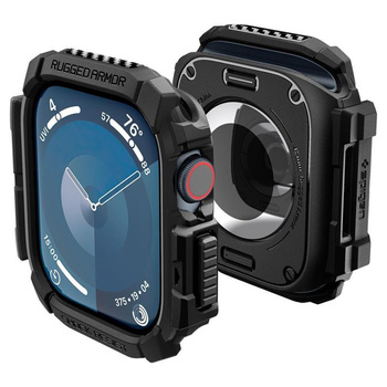 Spigen Rugged Armor - Pouzdro pro Apple Watch 10 42 mm (Matně černé)