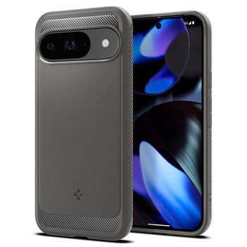 Spigen Rugged Armor - pouzdro pro Google Pixel 9 / 9 Pro (mramorově šedé)