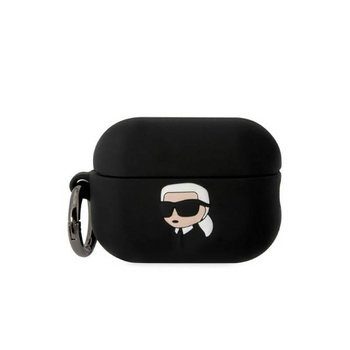 Karl Lagerfeld Silikon NFT Karl Head 3D - AirPods Pro 2 Hülle (schwarz)