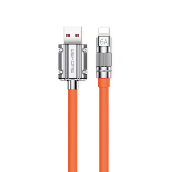 WEKOME WDC-186 Wingle Series - Kabel pro rychlé nabíjení USB-A na Lightning 1 m (oranžový)