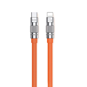 WEKOME WDC-187 Wingle Series - Připojovací kabel USB-C na Lightning s rychlým nabíjením PD 20W 1,2 m (oranžový)