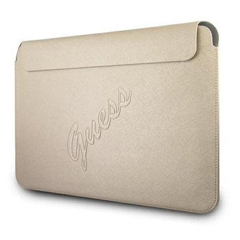 Guess Saffiano Script számítógépes tok - 13" notebook tok (arany)