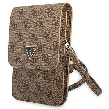 Guess Wallet 4G Triangle Logo Phone Bag – Torba na smartfona i akcesoria (Brown)