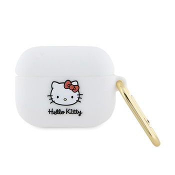 Hello Kitty Silicone 3D Kitty Head - AirPods Pro Hülle (weiß)