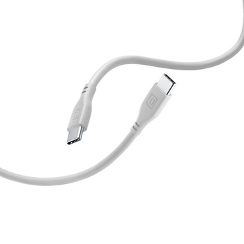 Cellularline Soft Cable - USB-C to USB-C 1.2 m cable (gray)