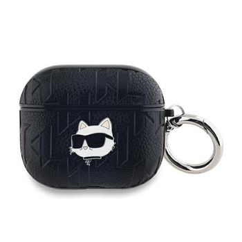 Karl Lagerfeld Monogram Choupette Head - Étui AirPods 3 (noir)