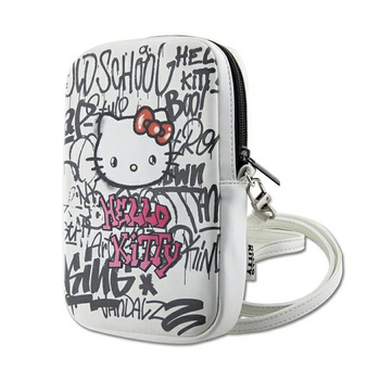 Hello Kitty Graffiti Kitty Head - Crossbody Handytasche (weiß)