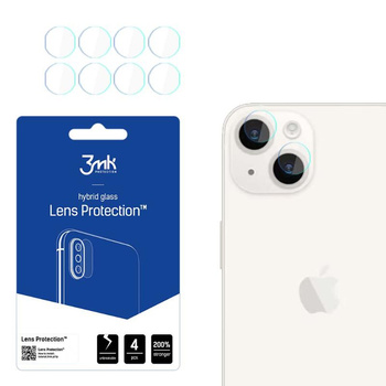 3mk Lens Protection - Verre de l'objectif de l'appareil photo de l'iPhone 15 (4 jeux)