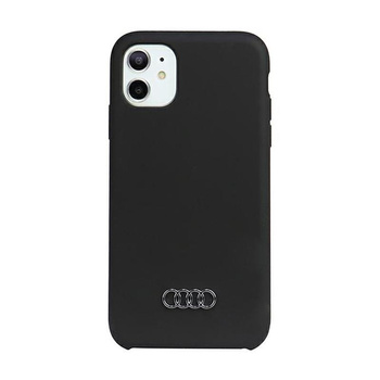 Audi szilikon tok - iPhone 11 tok (fekete)