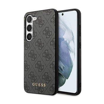 Guess 4G Metall Gold Logo - Samsung Galaxy S24+ Gehäuse (schwarz)