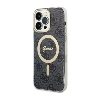 Guess 4G MagSafe - Etui iPhone 14 Pro Max (Czarny)