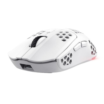 Trust GXT 929W Helox - Souris optique sans fil pour joueurs 4800 DPI & RGB (Blanc)