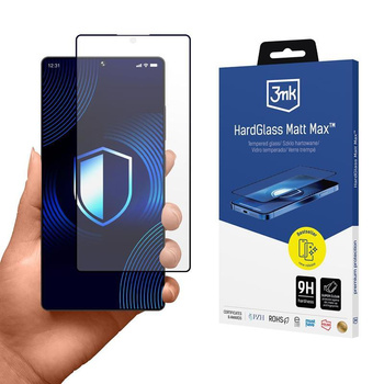 3mk HardGlass Matt Max - Matt edzett üveg Samsung Galaxy S25 Ultra készülékhez