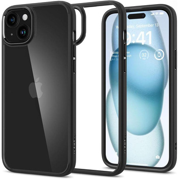 Spigen Ultra Hybrid - Etui do iPhone 15 (Matte Black)