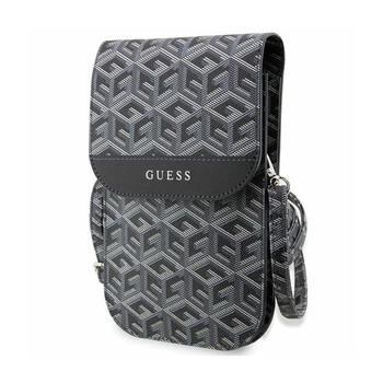 Guess GCube Stripe Phone Bag - Tasche mit Smartphone-Fach (schwarz)