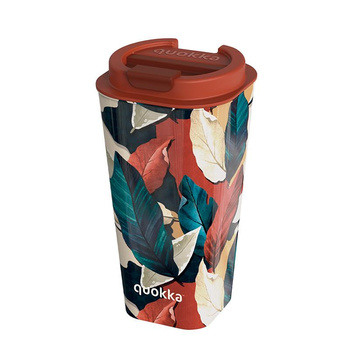 Quokka Vaso Cafe Doble Pared - Tasse en plastique à double paroi 450 ml (automne)