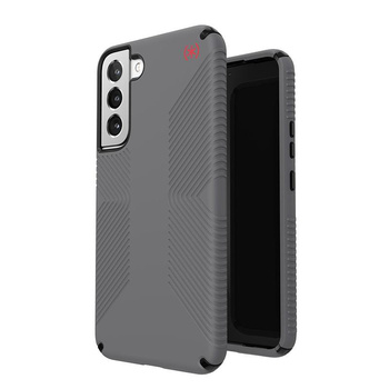 Speck Presidio2 Grip - Samsung Galaxy S22+ Case with MICROBAN Coating (Graphite Grey/Black)