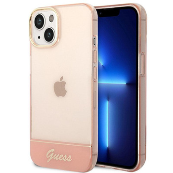 Guess Translucent - Etui iPhone 14 Plus (różowy)