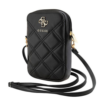 Guess Zip Quilted 4G - Handytasche (schwarz)