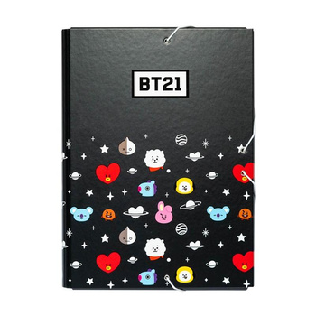 Line Friends BT21 - Mappe / Ordner mit Radiergummi