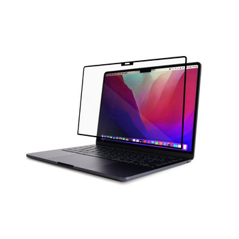 Moshi iVisor XT - MacBook Air 13,6" M2 képernyővédő fólia (2022) (fekete keret)