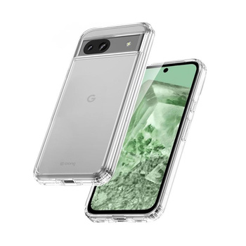 Crong Crystal Shield Cover - Étui pour Google Pixel 8A (Transparent)