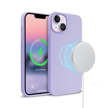 Crong Color Cover Magnetic - iPhone 14 Plus MagSafe Case (purple)