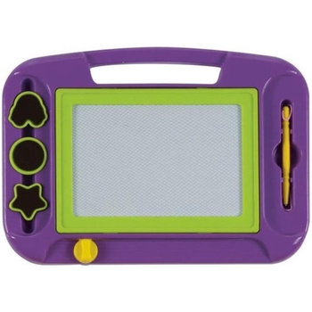 Eddy toys - Tableau blanc magnétique / stylo effaçable pour enfants (violet)