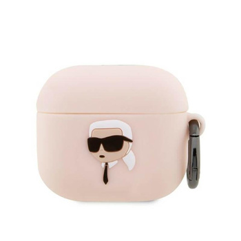 Karl Lagerfeld Silicone NFT Karl Head 3D - AirPods 3 Case (pink)