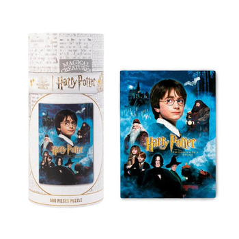 Harry Potter - Puzzles 500 éléments dans une boîte décorative (Harry Potter et la pierre philosophale)