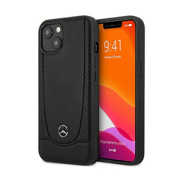 Mercedes Leather Urban Line - iPhone 15 Case (black)